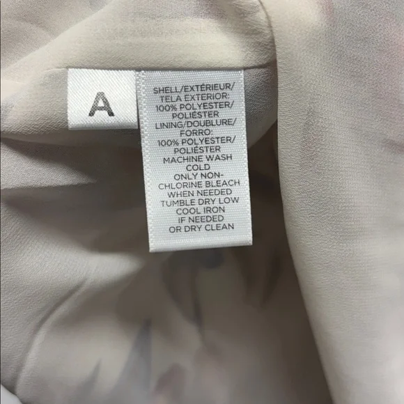 LOFT Cream Floral Mixed-Print Peasant Blouse with Red & Blue Accents - Picture 4 of 6